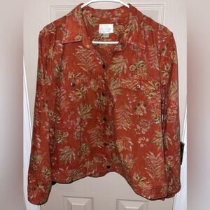 Christopher & Banks Floral Jacket